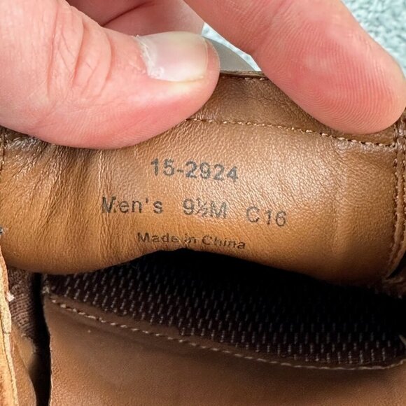 Johnson & Murphy Brown Leather Shoes Men’s Size 9.5 US - Picture 4 of 11